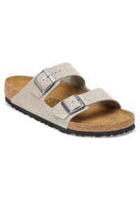 Klapki unisex Birkenstock Arizona Stone Coin. Kolor: szary. Materiał: materiał #2