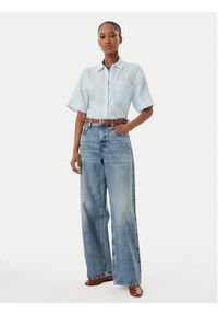 TOMMY HILFIGER - Tommy Hilfiger Koszula WW0WW48925 Niebieski jasny Relaxed Fit. Kolor: niebieski. Materiał: len #5