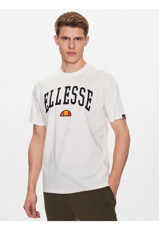 Ellesse T-Shirt Colombia 2 SHR17640 Écru Regular Fit. Materiał: bawełna