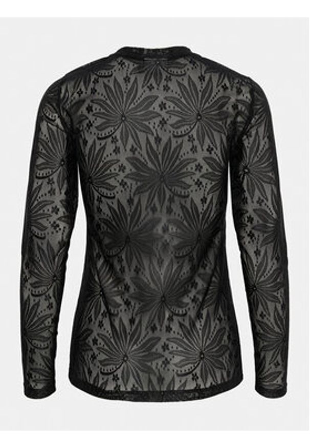 Kaffe Bluzka Nille 10508317 Czarny Slim Fit. Kolor: czarny. Materiał: syntetyk