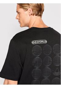 Adidas - adidas T-Shirt Graphic Ozworld HL9234 Czarny Relaxed Fit. Kolor: czarny. Materiał: bawełna #3