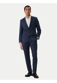Hugo - HUGO Garnitur Henry/Getlin232X 50558069 Granatowy Slim Fit. Kolor: niebieski. Materiał: syntetyk #1