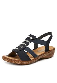Rieker Sandały CEO-62850-14 Granatowy. Kolor: niebieski. Materiał: syntetyk #3