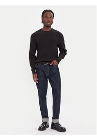Calvin Klein Sweter LV04LB327G Czarny Regular Fit. Kolor: czarny. Materiał: bawełna #4