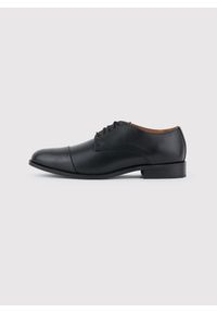 Pako Lorente - PAKO LORENTE – Czarne eleganckie buty męskie. Kolor: czarny, brązowy. Materiał: skóra. Styl: elegancki #3