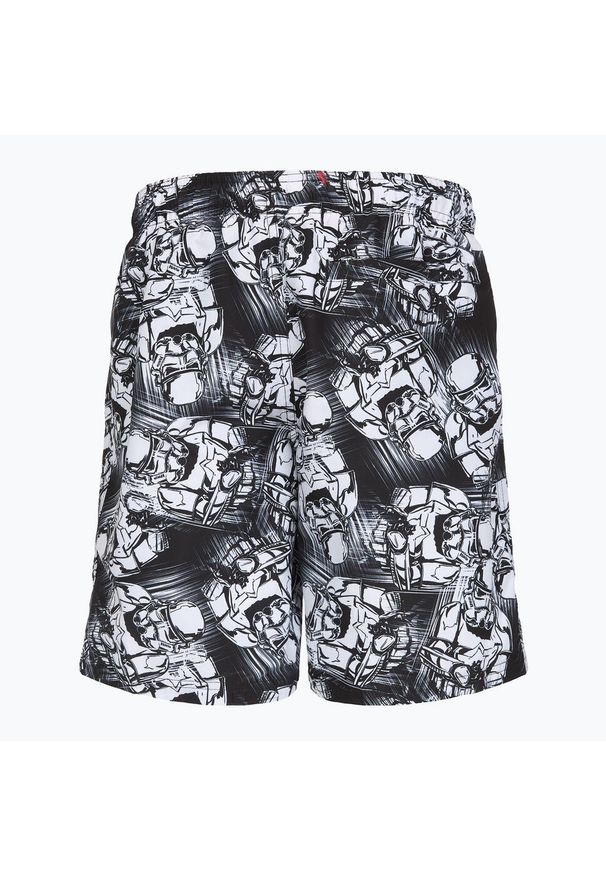 Szorty kąpielowe dziecięce Speedo Print Leisure 17". Kolor: czarny. Wzór: nadruk
