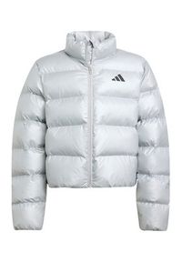 Adidas - adidas Kurtka zimowa Glam JM1670 Szary Regular Fit. Kolor: szary. Materiał: syntetyk. Sezon: zima #4