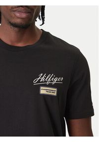 TOMMY HILFIGER - Tommy Hilfiger T-Shirt Modern Ath Graphic MW0MW41471 Czarny Regular Fit. Kolor: czarny. Materiał: bawełna #5