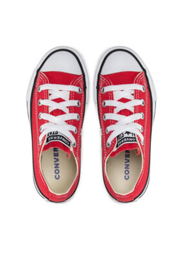 Converse Trampki Chuck Taylor All Star Ox 3J236 Czerwony. Kolor: czerwony. Materiał: materiał