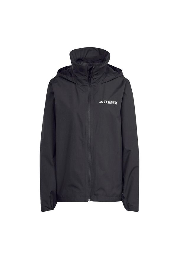 Adidas - Kurtka Multi Essentials 2L Rain. Kolor: czarny. Technologia: ClimaProof (Adidas)