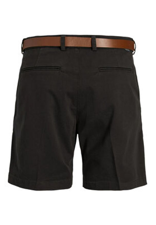 Jack & Jones Szorty materiałowe Marco 12269368 Czarny Regular Fit. Kolor: czarny. Materiał: bawełna