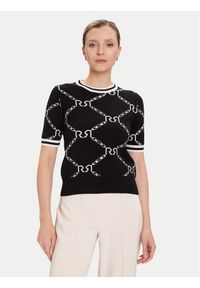 Rinascimento Sweter CFM0011924003 Czarny Regular Fit. Kolor: czarny. Materiał: syntetyk