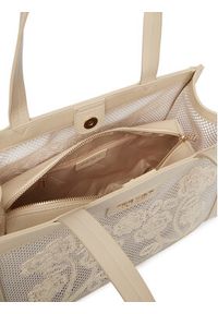 Nine West Torebka CEO-Wall Street Glow-KY319 Beżowy. Kolor: beżowy. Styl: street #3