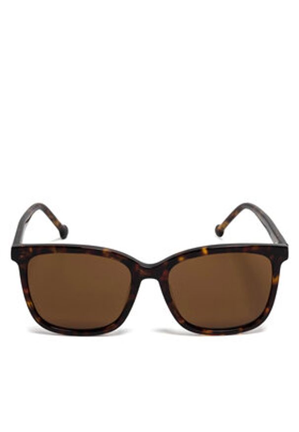 Nine West Okulary przeciwsłoneczne NW 6626S Brązowy. Kolor: brązowy