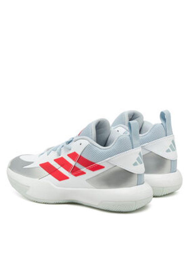 Adidas - adidas Buty do koszykówki Cross 'Em Up Select Mid JR2520 Biały. Kolor: biały. Materiał: materiał. Sport: koszykówka