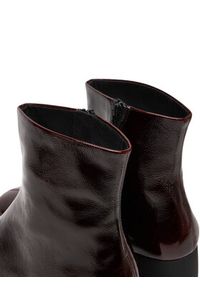 Vagabond Shoemakers Botki Livia 6056-060-38 Bordowy. Kolor: czerwony. Materiał: skóra, lakier #4