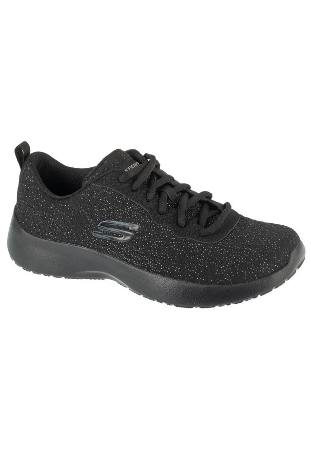 skechers - Buty treningowe damskie, Dynamight. Kolor: czarny. Materiał: tkanina