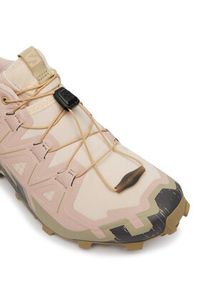 salomon - Salomon Buty do biegania Speedcross 6 W L49197100 Beżowy. Kolor: beżowy. Materiał: materiał. Model: Salomon Speedcross #6