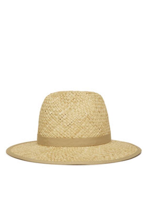 TOMMY HILFIGER - Tommy Hilfiger Kapelusz Premium Beach Fedora AW0AW17135 Beżowy. Kolor: beżowy