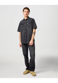 Wrangler - MESKA KOSZULA WRANGLER SS WESTERN SHIRT ENCHANTED BLACK 112362746 #4