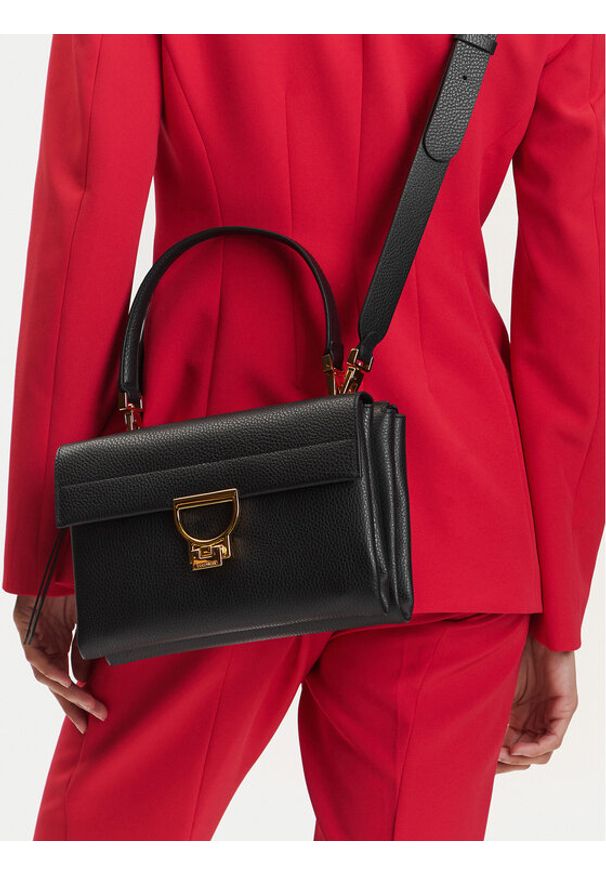 Coccinelle Torebka E1 MD5 12 08 01 Czarny. Kolor: czarny. Materiał: skórzane