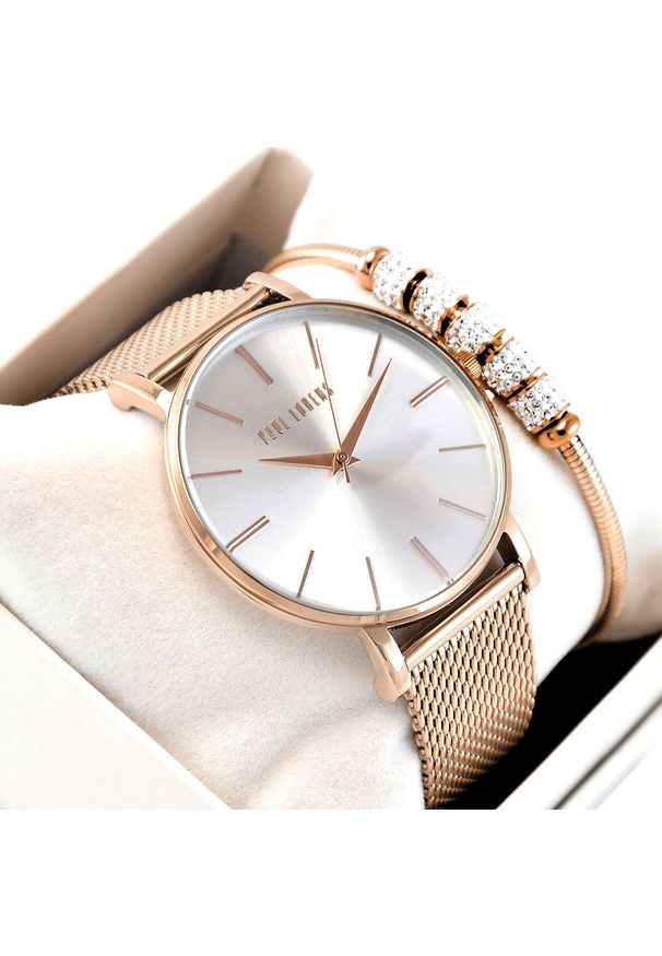 Zestaw damski zegarek Paul Lorens JULIE rosegold + bransoletka