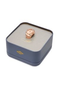 Fossil Zegarek Ring Watch ES5247 Różowy. Kolor: różowy