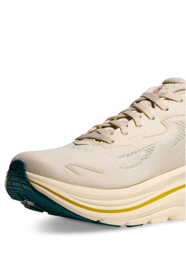 HOKA - Hoka Buty do biegania Clifton 10 1162031 Écru. Kolor: kremowy. Materiał: materiał