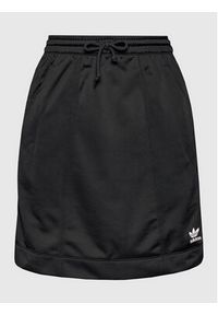 Adidas - adidas Spódnica mini adicolor Classics Tricot H37774 Czarny Regular Fit. Kolor: czarny. Materiał: syntetyk #5