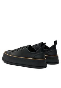 Max Mara Trampki Prefallsneaker 2424766011 Czarny. Kolor: czarny. Materiał: skóra