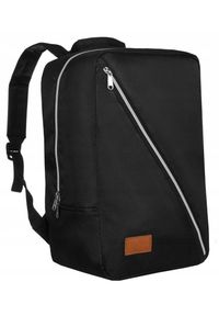 Plecak podróżny Peterson PTN BPP-08 czarny. Kolor: czarny. Wzór: aplikacja. Styl: sportowy, klasyczny