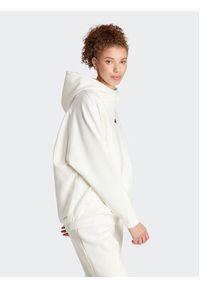 Adidas - adidas Bluza Z.N.E. IS3904 Biały Loose Fit. Kolor: biały. Materiał: bawełna #4