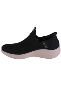 skechers - Buty do chodzenia damskie Skechers Ultra Flex 3.0. Zapięcie: bez zapięcia. Kolor: czarny. Materiał: materiał. Szerokość cholewki: normalna. Sport: turystyka piesza