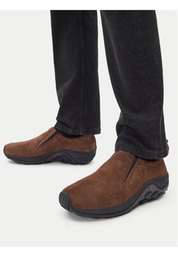 Merrell Półbuty Jungle Moc J65685 Brązowy. Kolor: brązowy. Materiał: zamsz, skóra