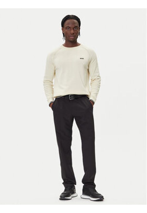 BOSS Sweter K_Zone CN 50541938 Beżowy Regular Fit. Kolor: beżowy. Materiał: syntetyk, bawełna