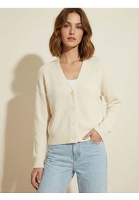 Sinsay - Kardigan basic - kremowy. Kolor: kremowy #1