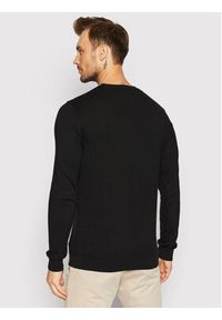 Selected Homme Sweter Berg 16074682 Czarny Regular Fit. Kolor: czarny. Materiał: bawełna