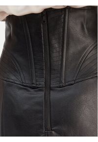 BARDOT - Bardot Spódnica z imitacji skóry Henley 60225SB Czarny Slim Fit. Kolor: czarny. Materiał: skóra #4