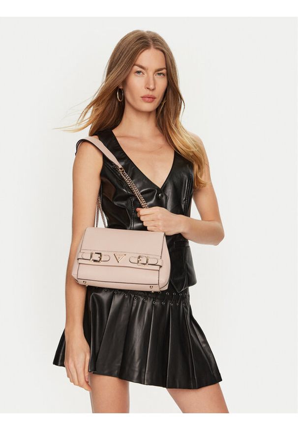 Guess Torebka HWEBG9 51121 Écru. Materiał: skórzane