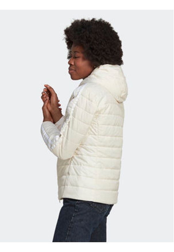 Adidas - adidas Kurtka przejściowa Premium HK5251 Beżowy Slim Fit. Kolor: beżowy. Materiał: syntetyk