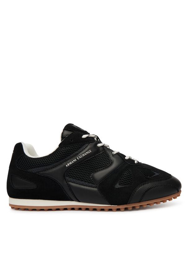 Armani Exchange Sneakersy XM003619 AF29099 MC513 Czarny. Kolor: czarny. Materiał: skóra