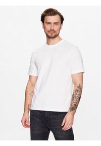 J.Lindeberg T-Shirt Dale Diamond FMJT07727 Biały Regular Fit. Kolor: biały. Materiał: bawełna