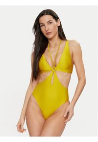 Hunkemöller Strój kąpielowy Nice 204852 Żółty. Kolor: żółty. Materiał: syntetyk #1