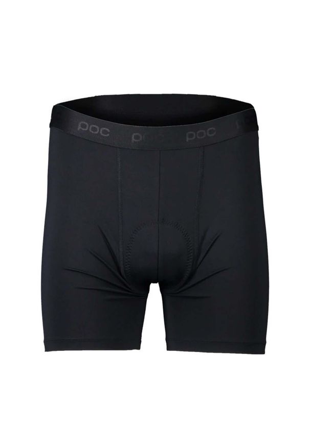 Spodenki rowerowe damskie z wkładką POC Recycle Boxer. Kolor: czarny
