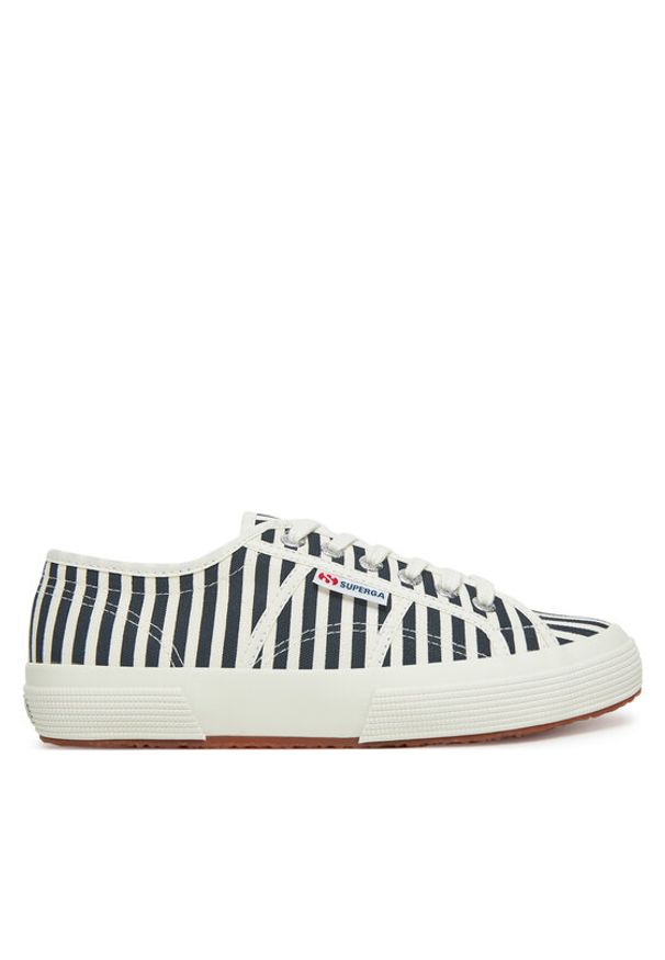 Superga Tenisówki S8148TW Granatowy. Kolor: niebieski. Materiał: materiał