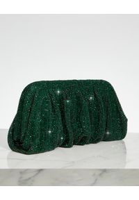 BENEDETTA BRUZZICHES - Zielona kopertówka z kryształów Venus Emerald Large. Kolor: zielony. Wzór: aplikacja #3