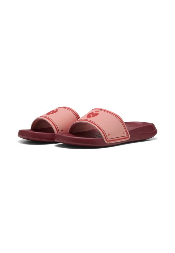 Puma - Damskie klapki Popcat 20 Idylle PUMA Pink Fruit Peach Frost Dark Crimson Red. Kolor: czerwony, wielokolorowy, różowy. Styl: sportowy, elegancki