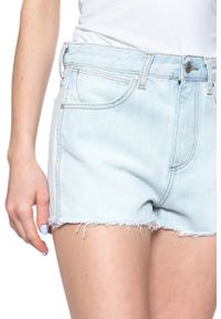 Wrangler - DAMSKIE SPODENKI WRANGLER THE SHORT ICY BLUE W27XVA243. Materiał: jeans #6