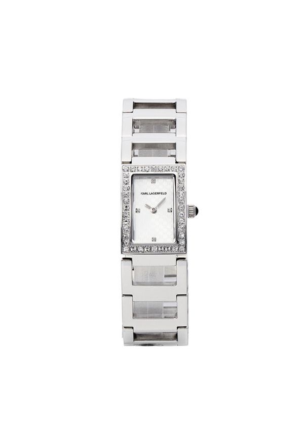 Karl Lagerfeld - KARL LAGERFELD Zegarek R0553103504 Srebrny. Kolor: srebrny
