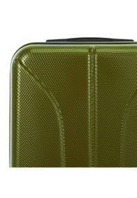 Wittchen - Duża walizka z polikarbonu żłobiona. Kolor: zielony. Materiał: guma #9